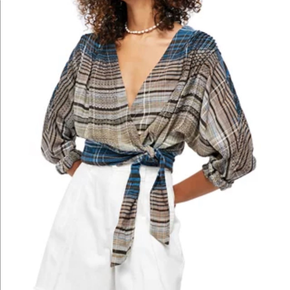 Free people Maldives wrap top